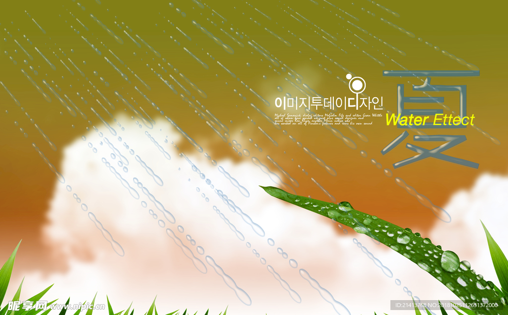 水珠水露水纹