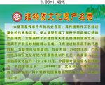 六堡茶非物质文化遗产名录展板