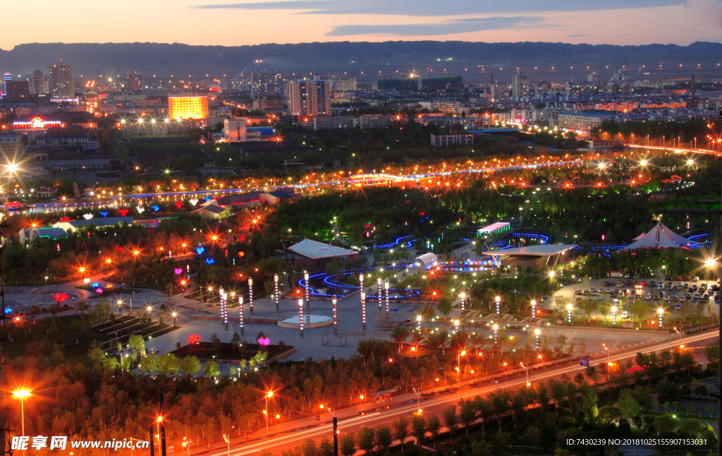 克拉玛依夜景