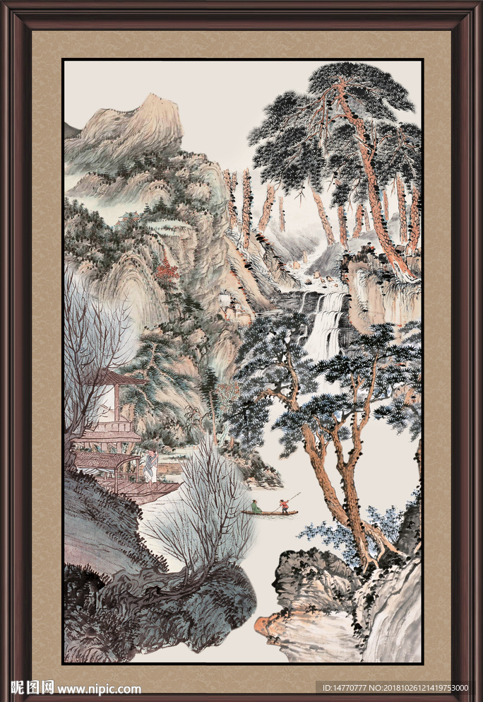 山水国画 国画