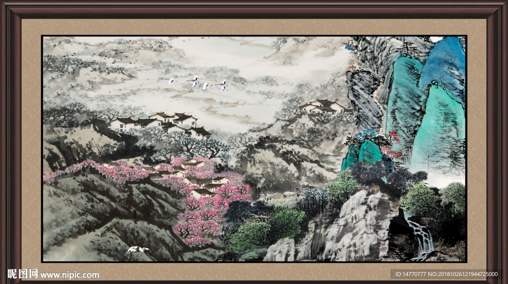 山水画 山水