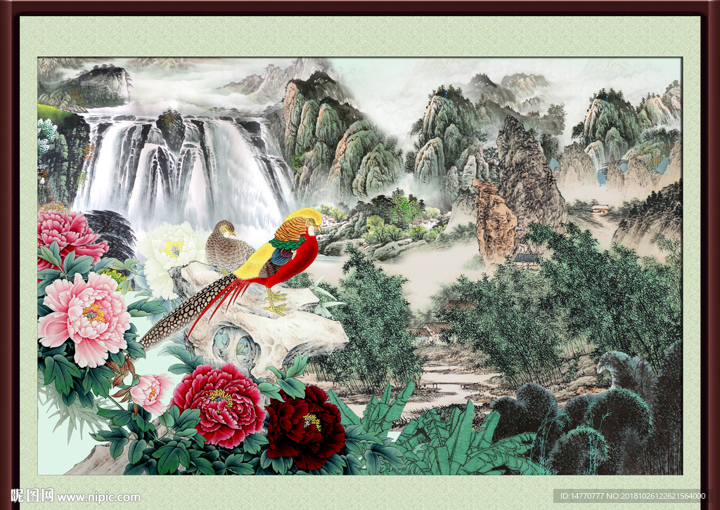 山水国画 国画