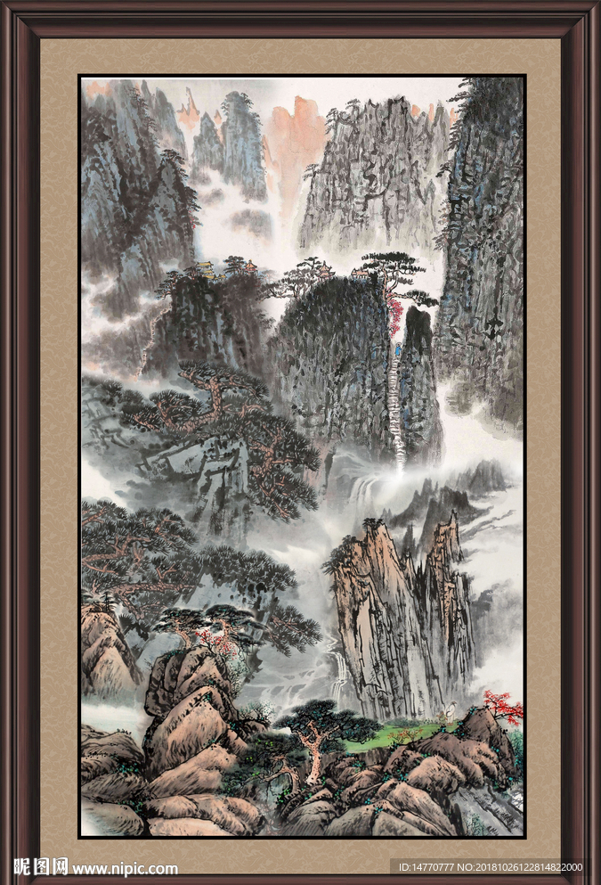 山水画 山水 山水国画 国画