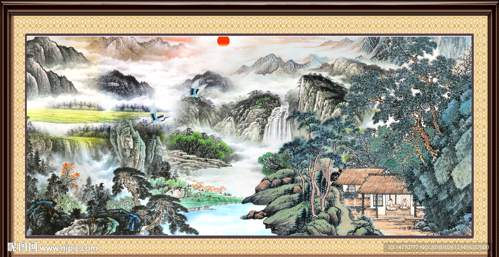 山水国画 国画