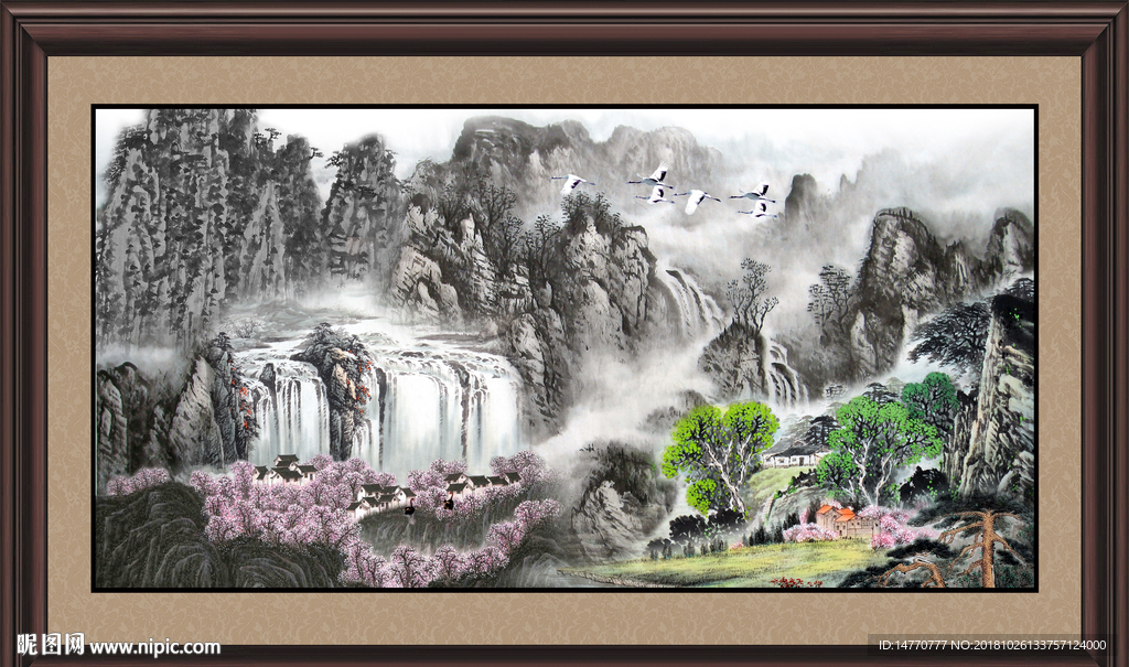 山水国画 国画