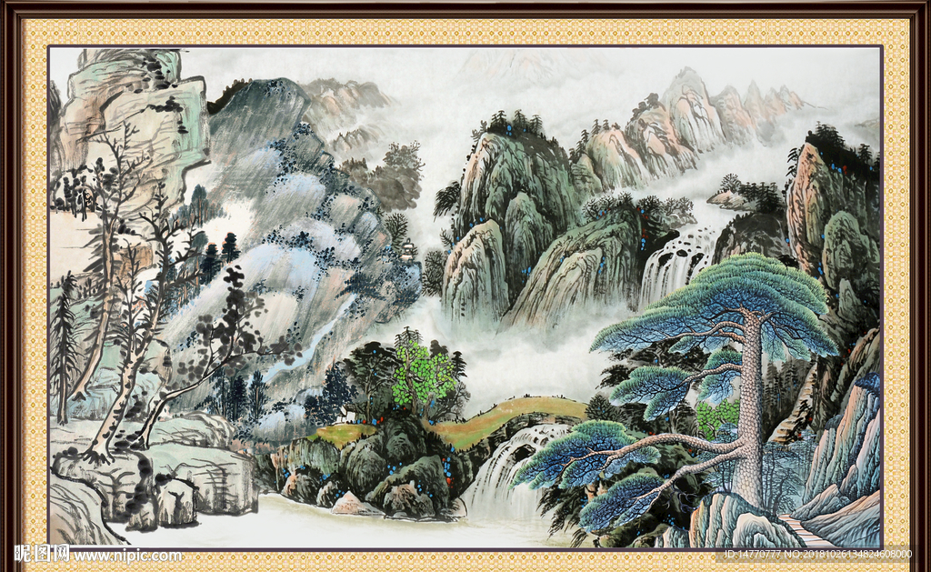 山水国画 国画