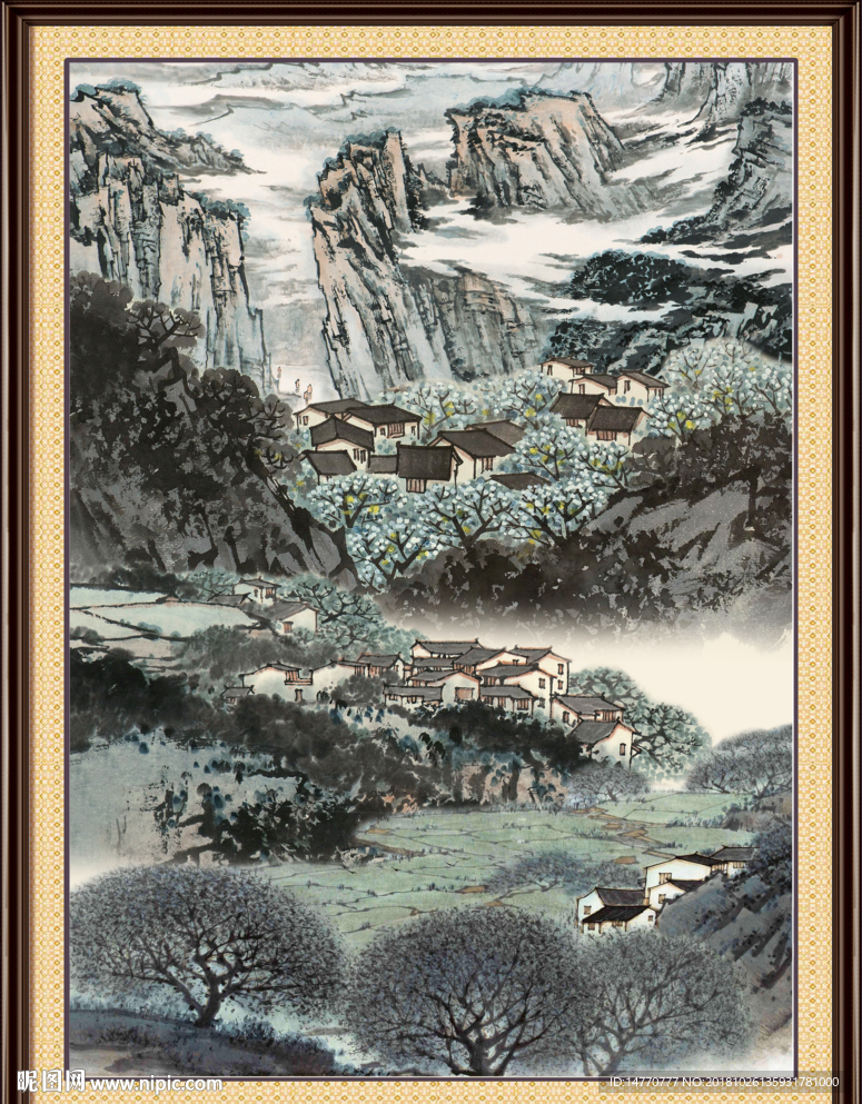 山水国画 国画