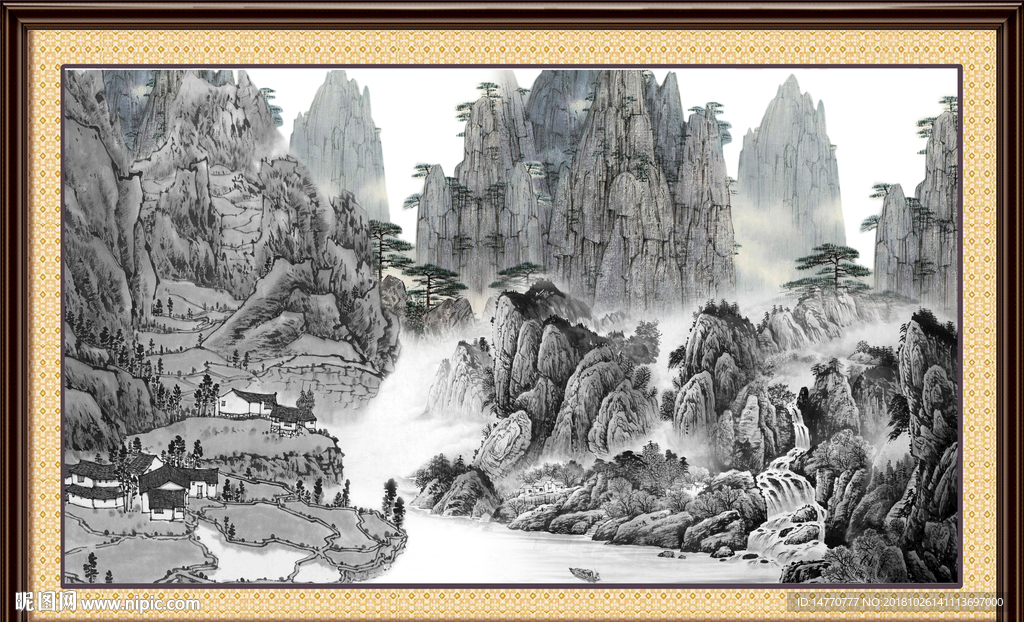 山水国画 国画