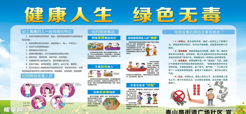 禁毒展板