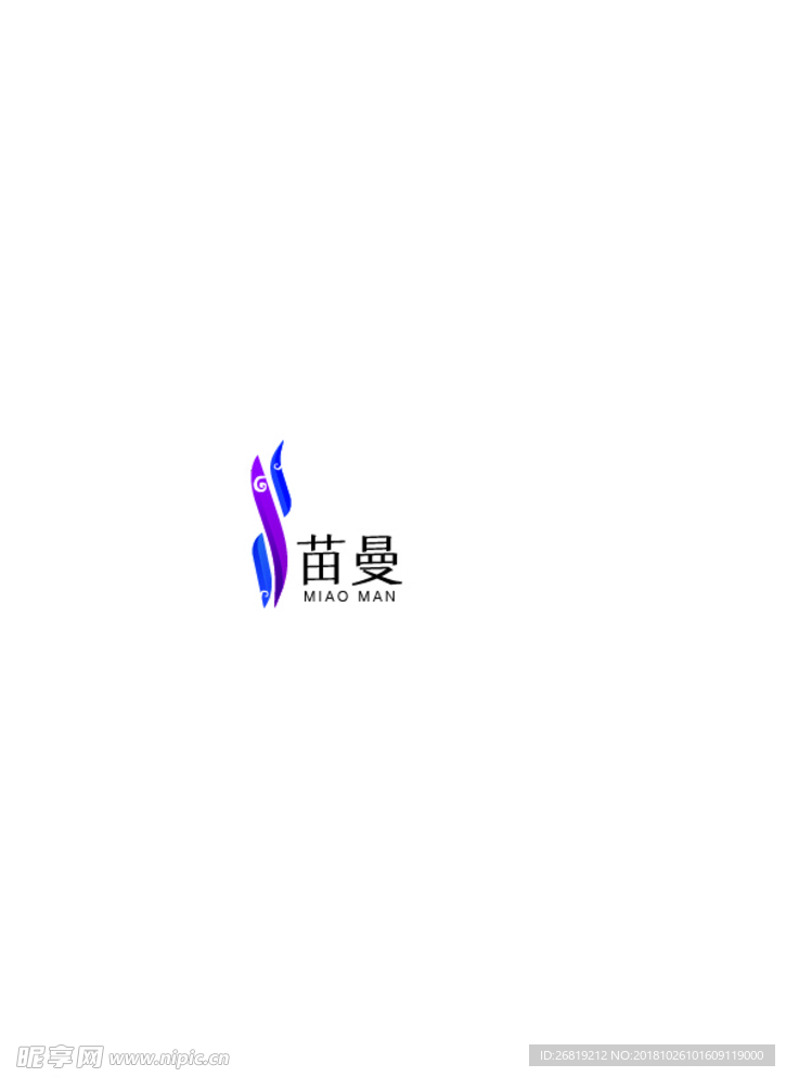 民族苗曼LOGO设计