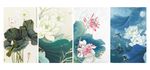 莲花锦鲤图