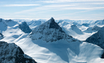 山川雪景 山脉雪景