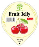 樱桃果冻包装标签设计