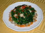 全贝拌菠菜
