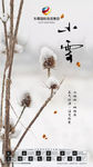 小雪海报 节气