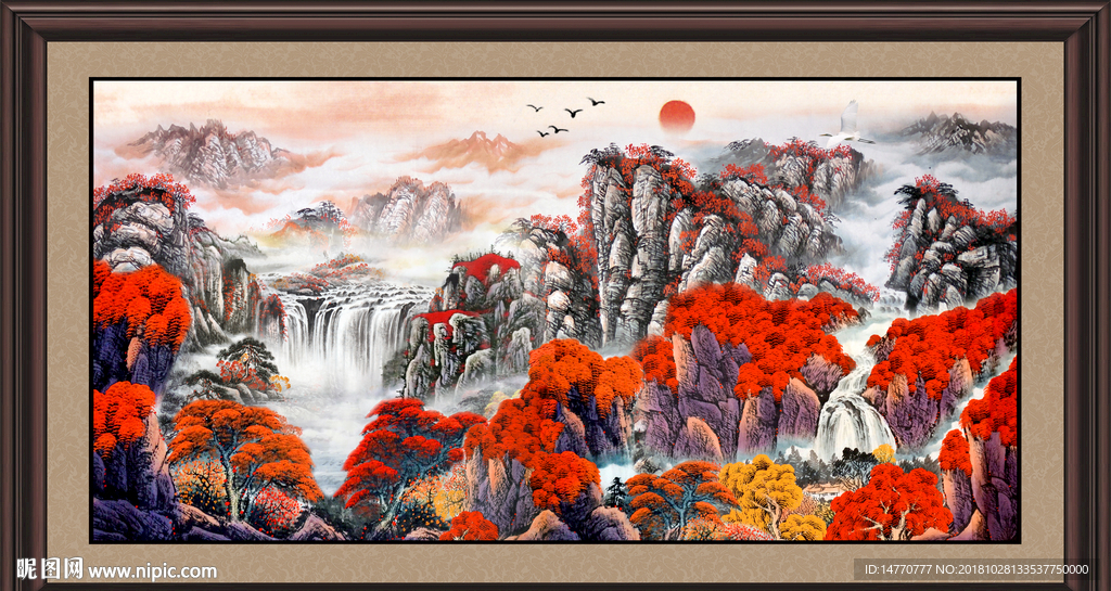 满山红遍 鸿运当头风水