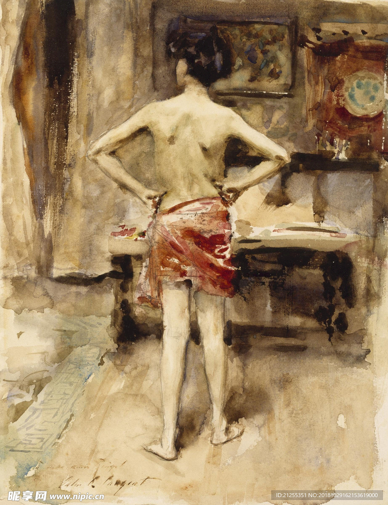 人物油画