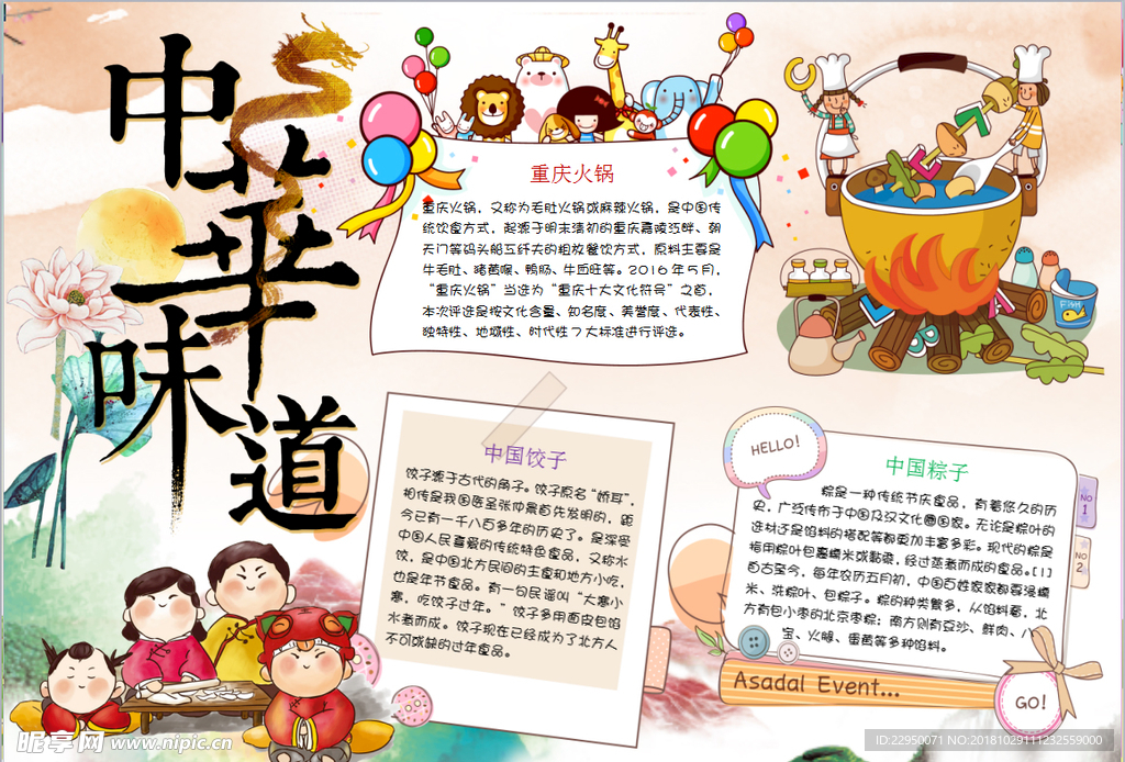 美食小报