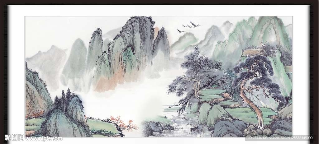国画山水