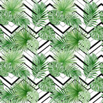 热带植物服装纺织数码印花图案
