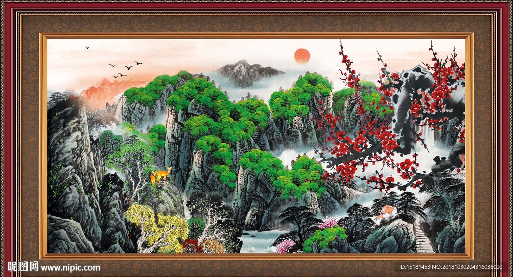 国画山水