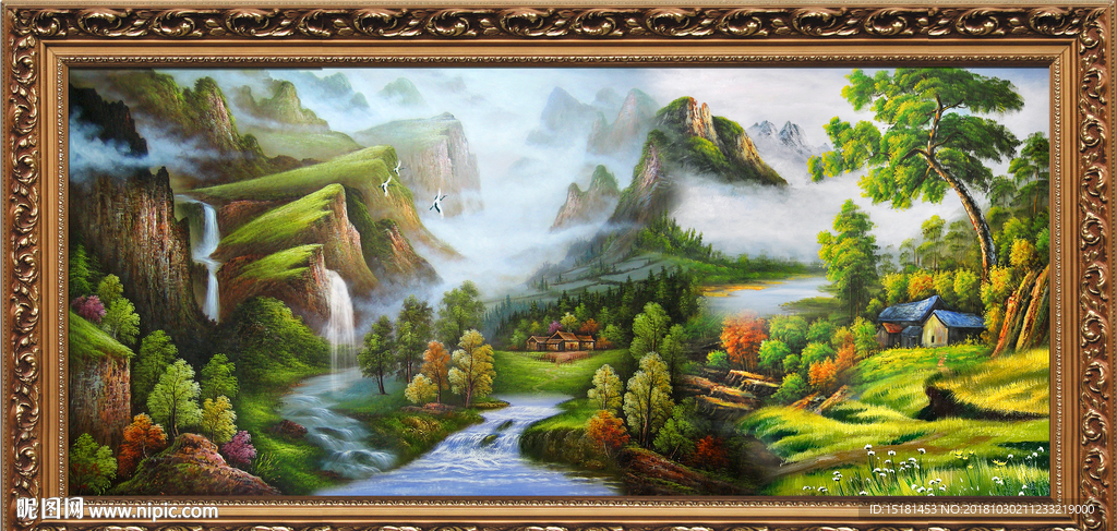 油画 壁画