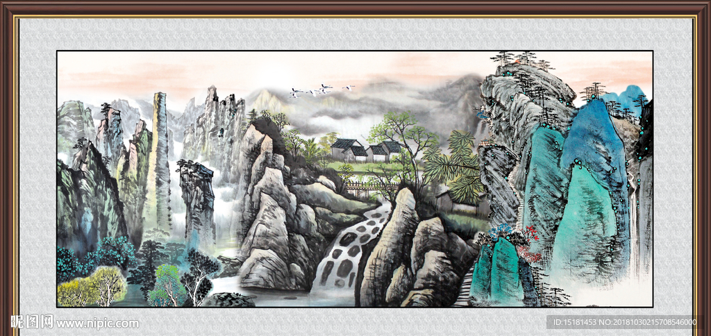 国画山水