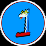 卡通数字1