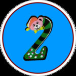 卡通数字2