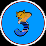 卡通数字3