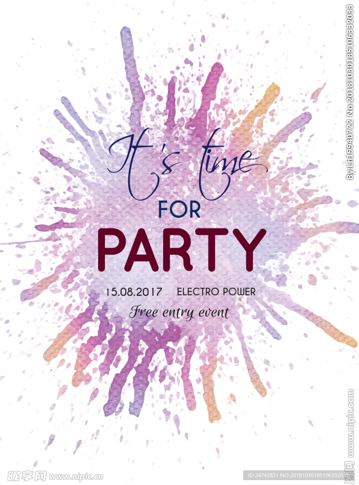 PARTY字样