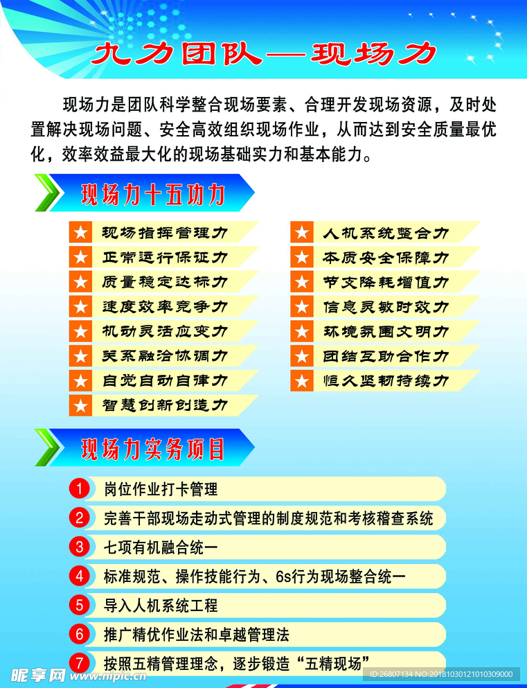 九力团队—现场力