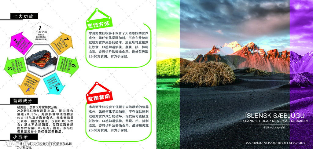 四折页