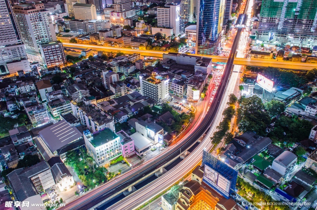 泰国曼谷夜景