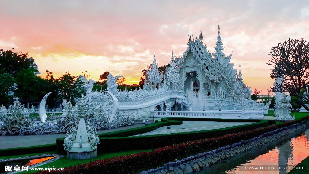 泰国清迈白庙清莱白庙
