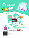 洁丰干洗活动海报