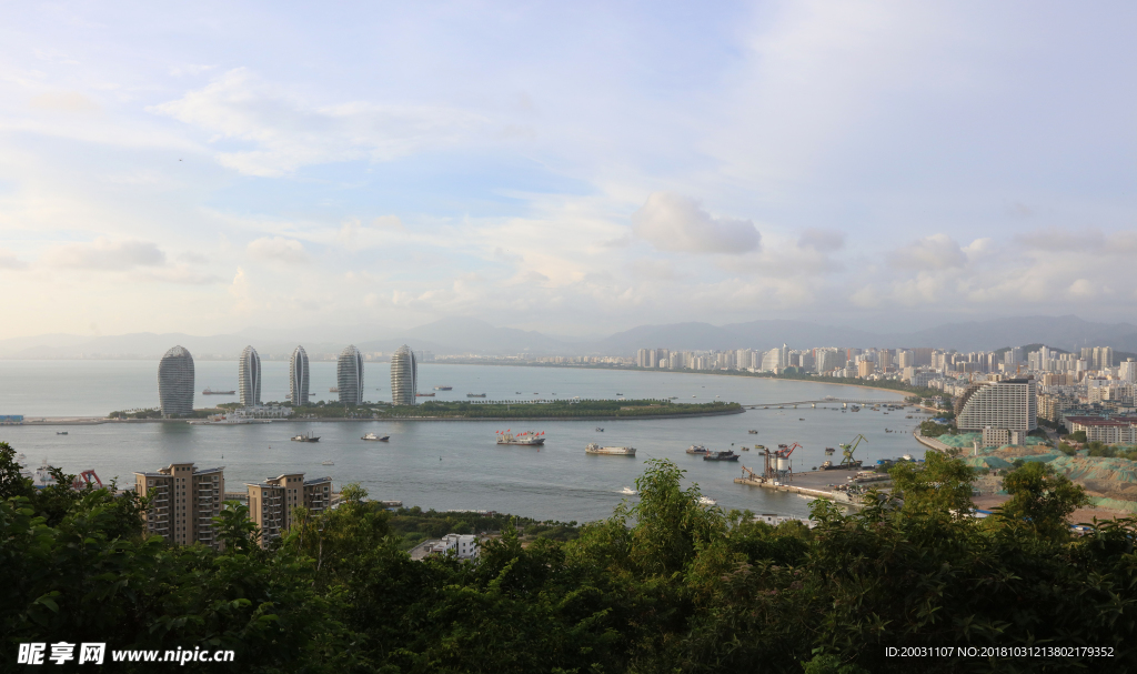 三亚湾全景