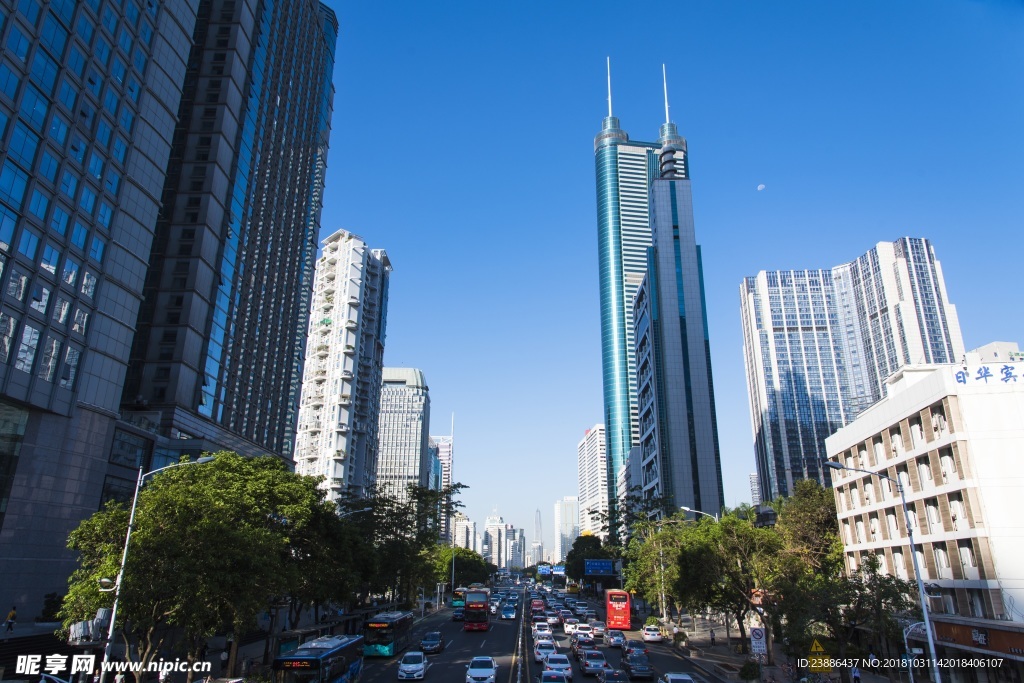 深南东路街景