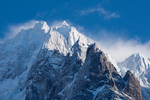 高山雪景 雪山景色