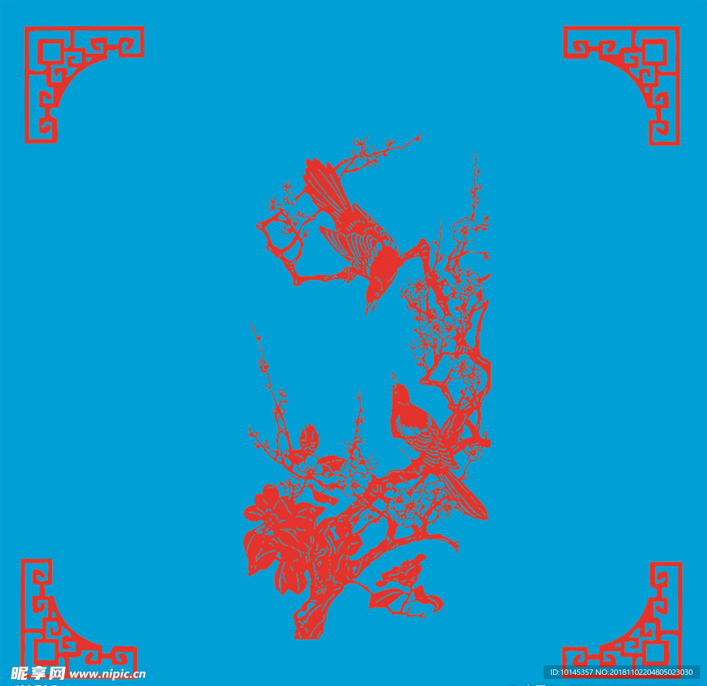 花鸟剪纸