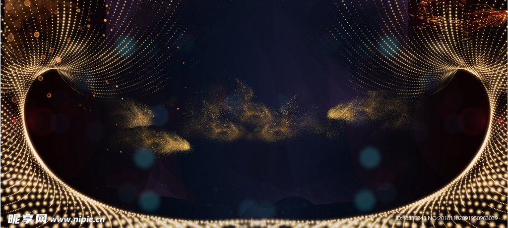 金色背景