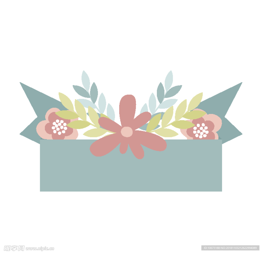 矢量花环
