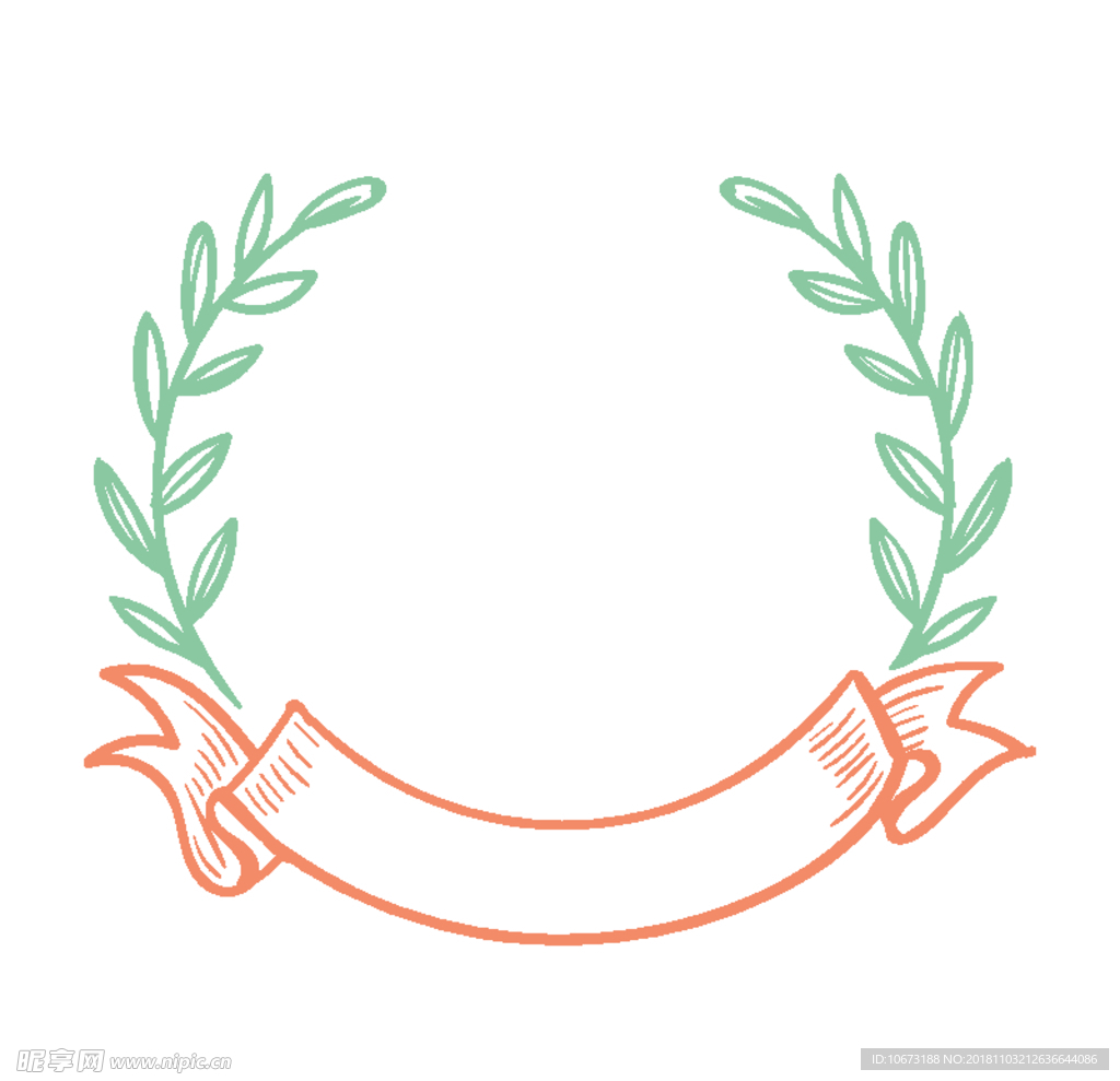 矢量花环