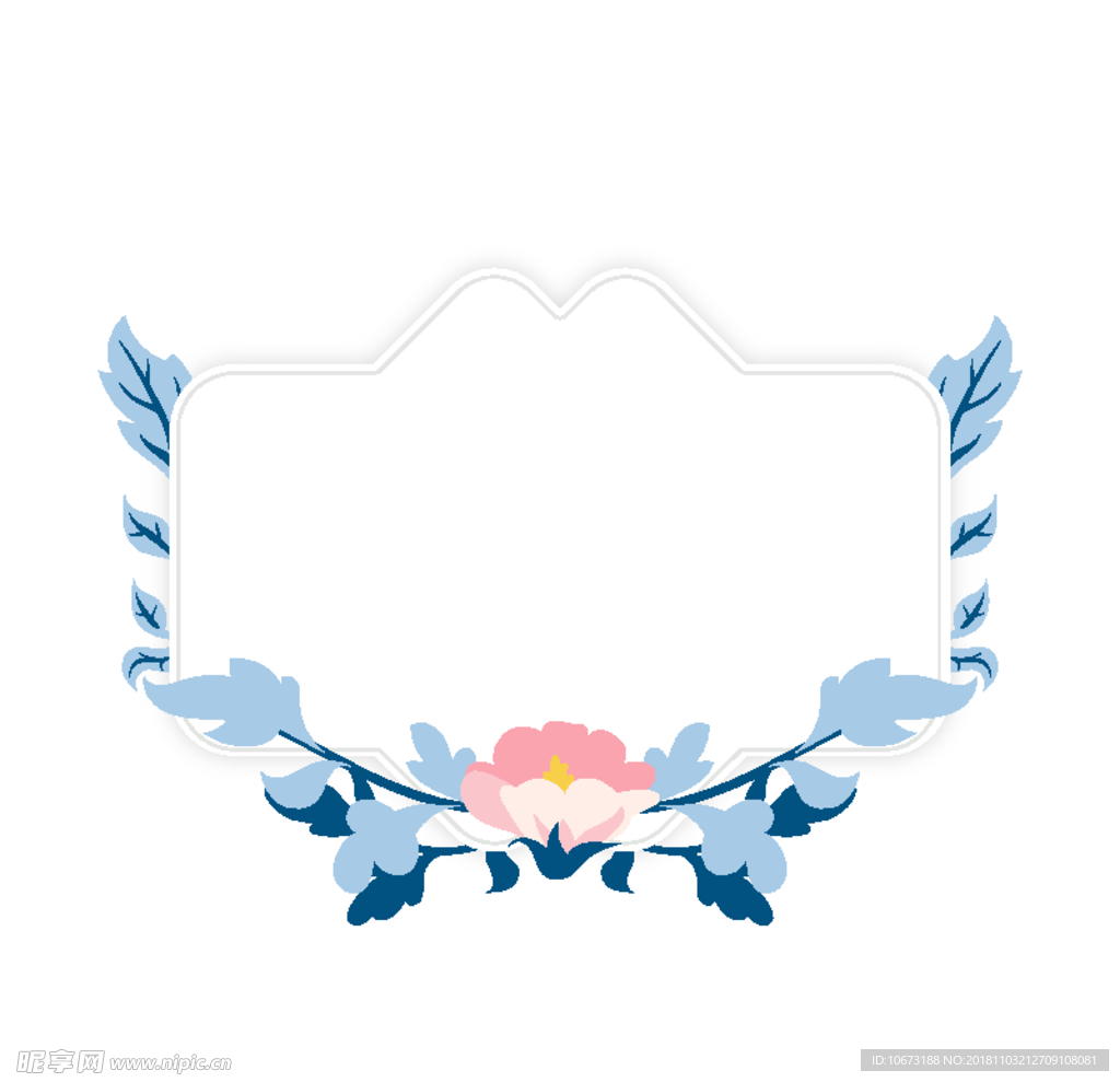矢量花环