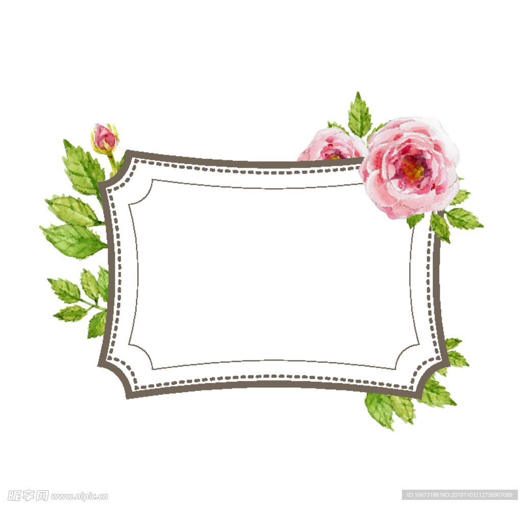 矢量花环