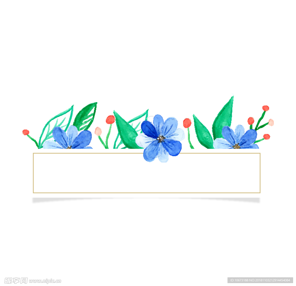 矢量花环