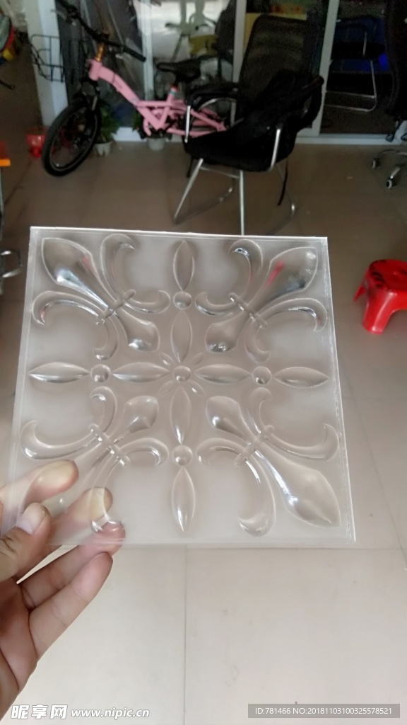 亚克力浮雕花