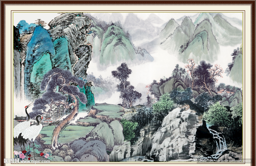 国画山水
