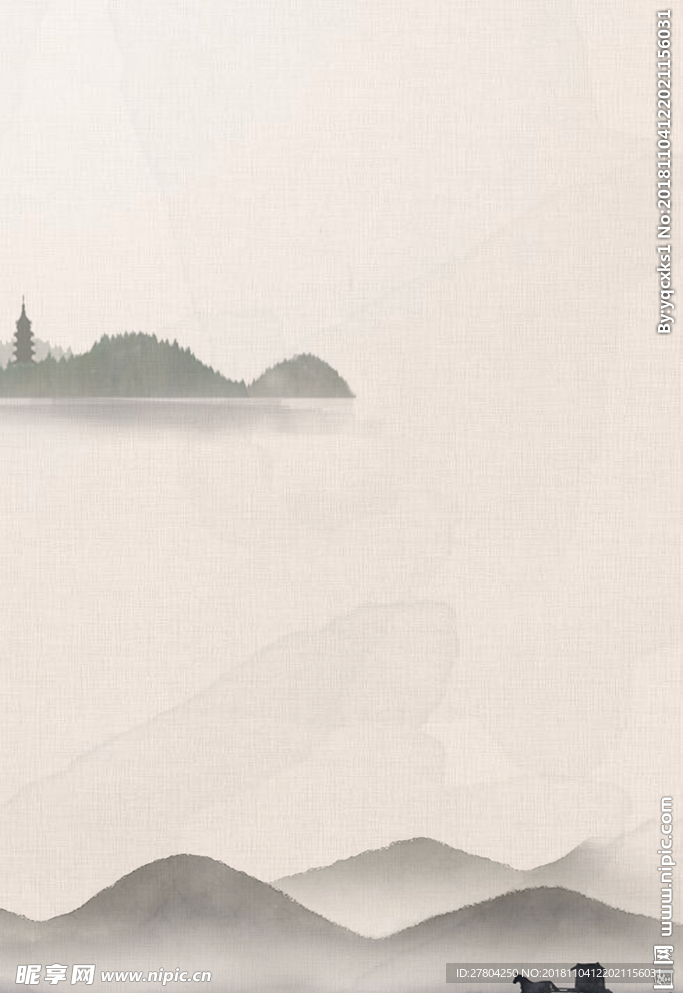 水墨中式背景