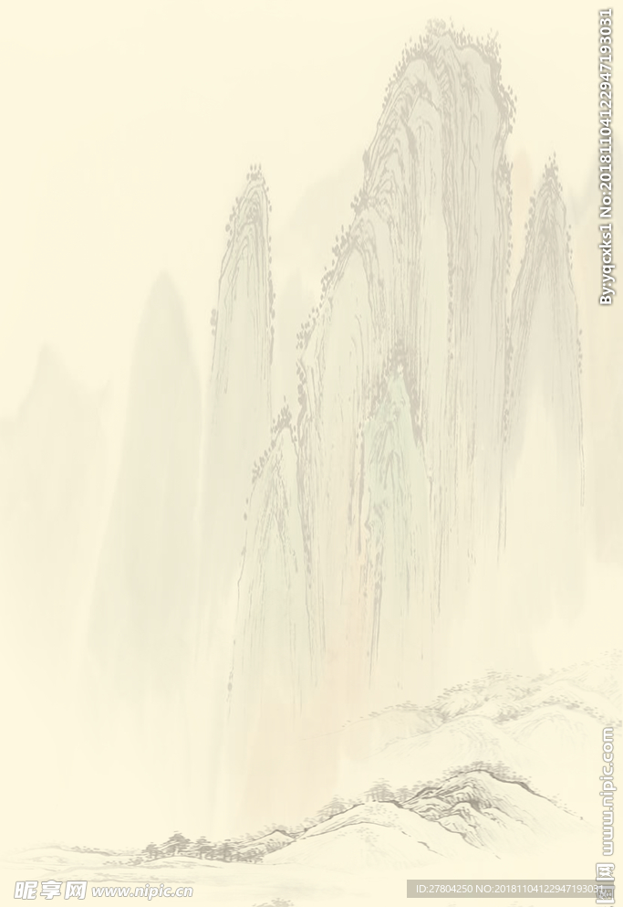 水墨中式背景